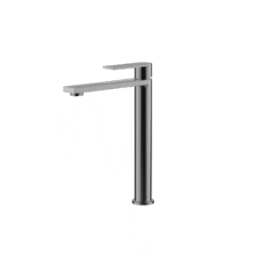 Bateria umywalkowa, stojąca wysoka - Gun metal