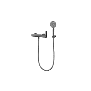 Bateria prysznicowa, natynkowa, jednofunkcyjna - Gun metal