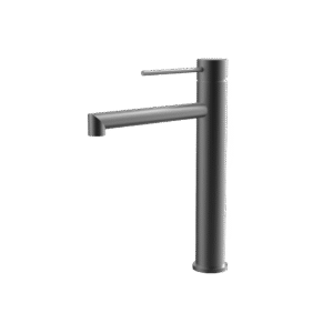 Bateria umywalkowa, stojąca wysoka - Gun metal