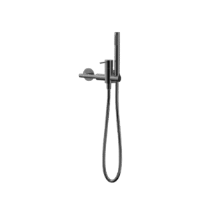 Zestaw prysznicowy, natynkowy, jednofunkcyjny - Gun metal