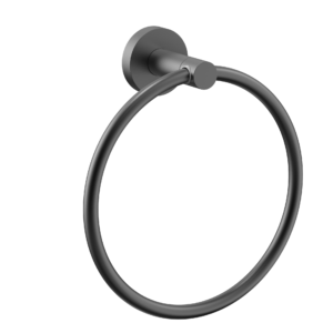 Reling na ręcznik, pojednczy, wiszący, model A, gunmetal, stal nierdzewna