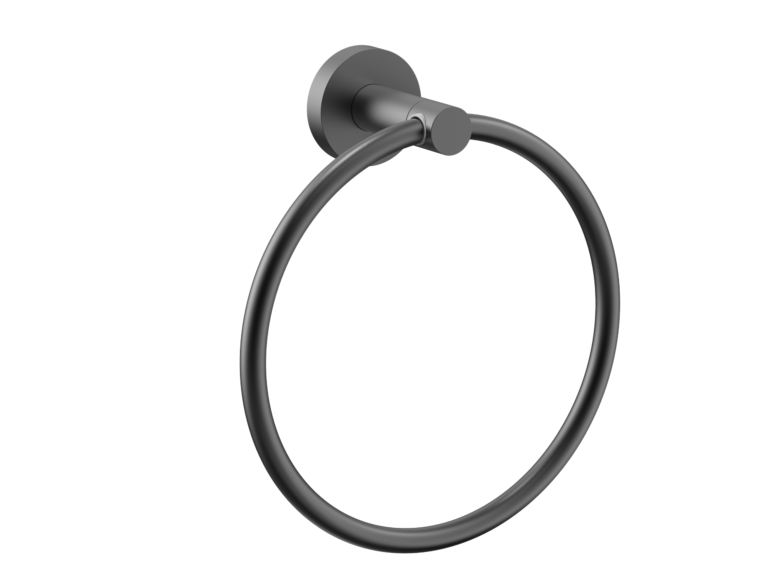 Reling na ręcznik, pojednczy, wiszący, model A, gunmetal, stal nierdzewna