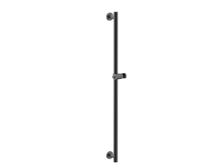 Drążek prysznicowy, wiszący, 80cm, gunmetal, stal nierdzewna